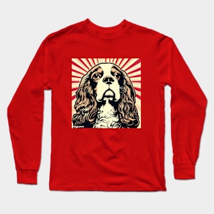 Spaniel Pop Art Long Sleeve T-Shirt